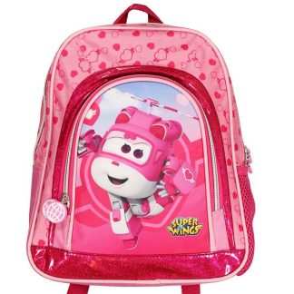 Super Wings Kids Small Backpack Pink