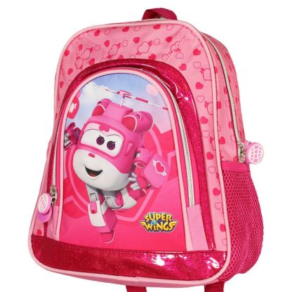 Super Wings Kids Small Backpack Pink - Image 2