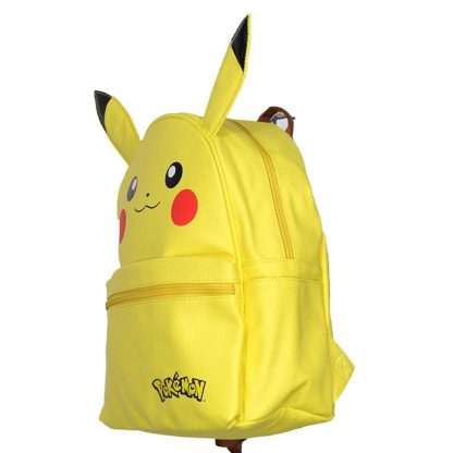 Pokémon Pokémon Pikachu PU Leather Backpack with Ears Yellow - Image 2