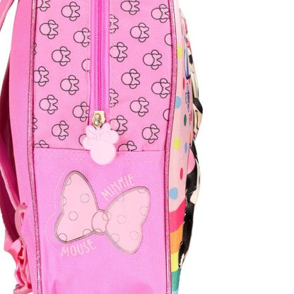 Minnie Mouse Minnie Mouse Rainbow 3D Kids Small Backpack Pink - Image 4