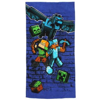 Minecraft Minecraft Ender Dragon Attack Bath Towel Beach Towel