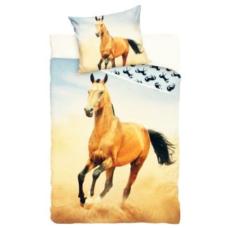 Horse Gallop Duvet Cover Single 140 x 200 cm - Original Design