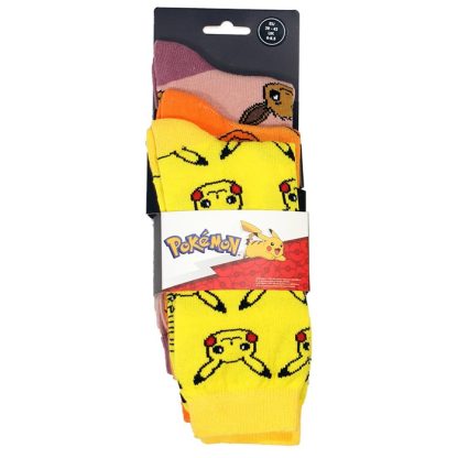 Pokémon Pokemon Charmander Eevee Pikachu Socks 3 Pack - Image 3