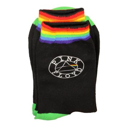 Band Merchandise Pink Floyd Dark Side Of The Moon Socks Multicolor - Image 5